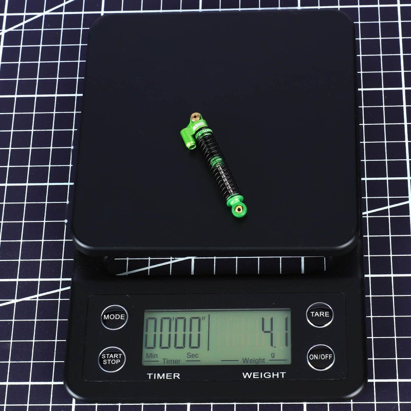 RCAWD SCX24 Shocks 58mm Lengthen Oil Type for Axial 1/24 SCX24 & AX24 Front Rear Shock Upgrade Parts Green - Image 5